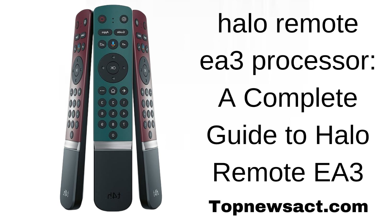 halo remote ea3 processor